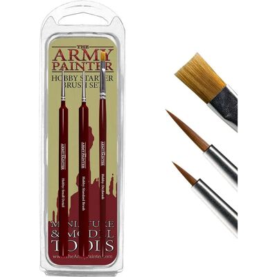 Conjunto de pincéis para modelos - The Army Painter - 3 tipos Conjunto de pincéis para modelos - The Army Painter - 3 tipos