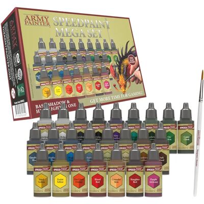 The Army Painter Speedpaint Mega Set - 24 Colori Acrilici Non Tossici The Army Painter Speedpaint Mega Set - 24 Colori Acrilici Non Tossici