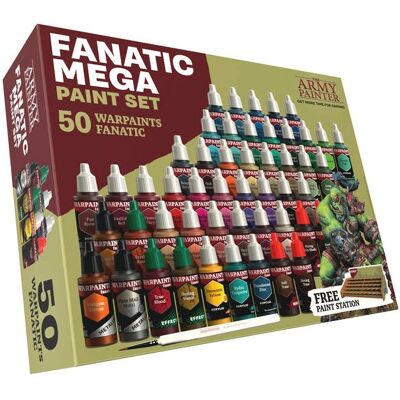 Sada akrylových barev Army Painter LD-WP8067 - Začátečnické malování - Warpaints Fanatic Mega Sada akrylových barev Army Painter LD-WP8067 - Začátečnické malování - Warpaints Fanatic Mega