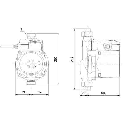 Pompa acqua Grundfos UPA 15-120 - Pressione automatica Pompa acqua Grundfos UPA 15-120 - Pressione automatica