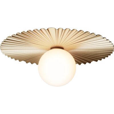 Lampa da Parete/Soffitto Nuura Liila Muuse Media IP44 - Oro Nordico/Opale Lampa da Parete/Soffitto Nuura Liila Muuse Media IP44 - Oro Nordico/Opale
