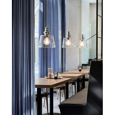 Suspension Fumée de Rasmus Larsson - Lampe en Verre Soufflé Élégante - Publicité Suspension Fumée de Rasmus Larsson - Lampe en Verre Soufflé Élégante - Publicité