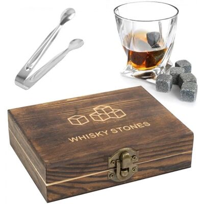 Vitu Whisky Steinen - Luksus Træ Gaveæske til Whisky Vitu Whisky Steinen - Luksus Træ Gaveæske til Whisky