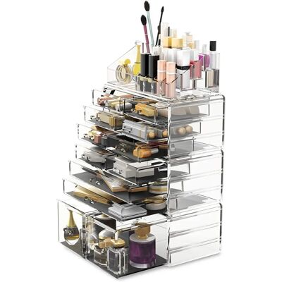 UNIQ XXL Organiser - Läpinäkyvä säilytys kauneustuotteille UNIQ XXL Organiser - Läpinäkyvä säilytys kauneustuotteille