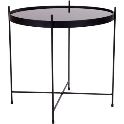 House Nordic Venezia Couchtisch - Runde, Stahl & Glas, 48x48 cm House Nordic Venezia Couchtisch - Runde, Stahl & Glas, 48x48 cm