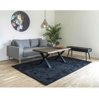 House Nordic Mørk brun kaffebord - Rektangulært, 120x70 cm, Bølgekant House Nordic Mørk brun kaffebord - Rektangulært, 120x70 cm, Bølgekant