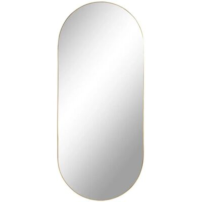 House Nordic Coppery Steel Oval Mirror - 35x80cm House Nordic Coppery Steel Oval Mirror - 35x80cm