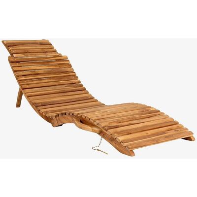 House Nordic Arrieta Teak Sonnenliege - Sonnenliege House Nordic Arrieta Teak Sonnenliege - Sonnenliege