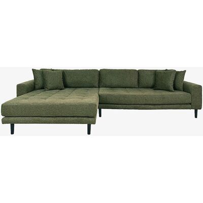 House Nordic Lido Lounge Sofa - Venstrevendt armstøtte - Oliven grøn - 4 puder House Nordic Lido Lounge Sofa - Venstrevendt armstøtte - Oliven grøn - 4 puder