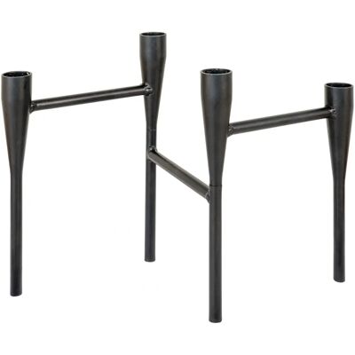 House Nordic Model 4561160 Candle Holder - Candle Holder, Steel, Black House Nordic Model 4561160 Candle Holder - Candle Holder, Steel, Black