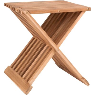 House Nordic Erto Teak Hocker - Rechteckig 45cm - Innen Außen House Nordic Erto Teak Hocker - Rechteckig 45cm - Innen Außen