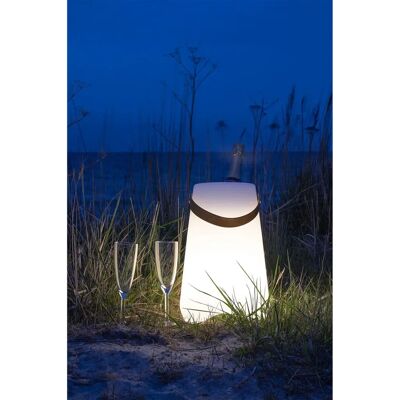 House Nordic Bristol Weiß LED Wein Kühler & Lampe - 37,5x25x25cm House Nordic Bristol Weiß LED Wein Kühler & Lampe - 37,5x25x25cm