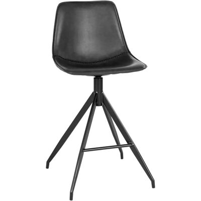 House Nordic Monaco Counterstol - Schwarz, 47x46x84cm - Barhocker House Nordic Monaco Counterstol - Schwarz, 47x46x84cm - Barhocker
