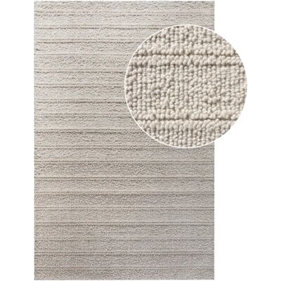 House Nordic ivoorkleurige wollen en katoenen vloerkleed - 160x230 cm House Nordic ivoorkleurige wollen en katoenen vloerkleed - 160x230 cm