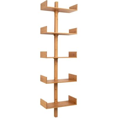 House Nordic Bambus Wandregal - Naturbraun - 50x180cm - Wandregal House Nordic Bambus Wandregal - Naturbraun - 50x180cm - Wandregal