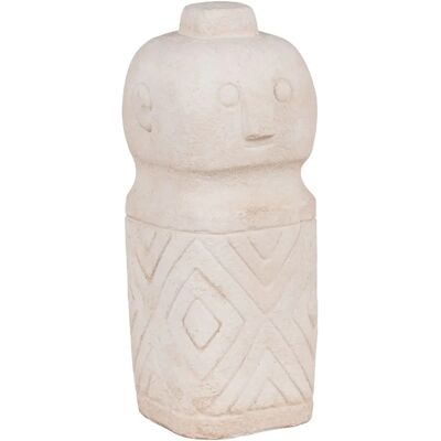 House Nordic Beige Cement Statue - Interior Decor Small Figurine House Nordic Beige Cement Statue - Interior Decor Small Figurine