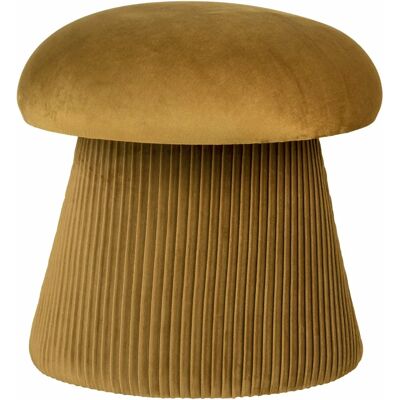 House Nordic Hampton Ocker Samtvelours-Pouf - Hocker House Nordic Hampton Ocker Samtvelours-Pouf - Hocker
