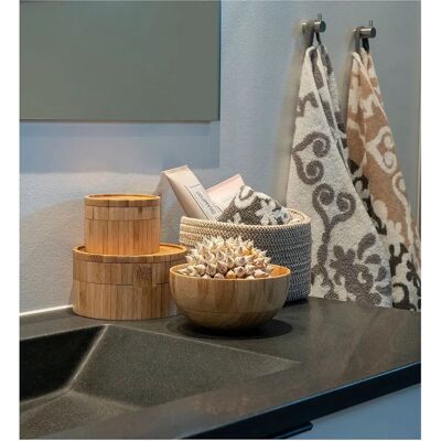 House Nordic - Baumwollkorb-Set - Beige - Aufbewahrung - Zuhause House Nordic - Baumwollkorb-Set - Beige - Aufbewahrung - Zuhause