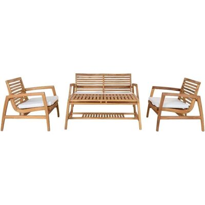 House Nordic - Loungeset Santander - Braun - Lounge-Möbel House Nordic - Loungeset Santander - Braun - Lounge-Möbel