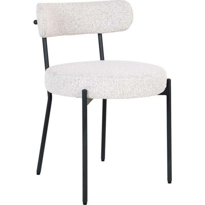 House Nordic Badalona Esszimmerstuhl - Bouclé Weiß - 2er-Set House Nordic Badalona Esszimmerstuhl - Bouclé Weiß - 2er-Set