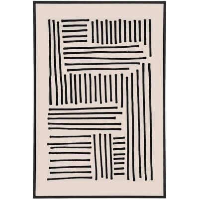 House Nordic Lipari - Leinwandbild - 140x100cm - Schwarz & Weiß - Zeitgenössisch House Nordic Lipari - Leinwandbild - 140x100cm - Schwarz & Weiß - Zeitgenössisch