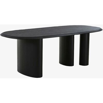 House Nordic Schwarzer Aschen-Furniertisch - 100x220x76 cm - Esstisch House Nordic Schwarzer Aschen-Furniertisch - 100x220x76 cm - Esstisch