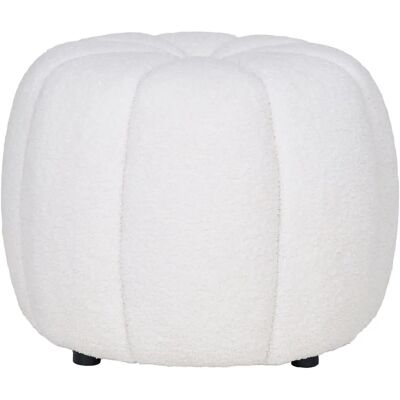 House Nordic Pouf - Ø 48 x 38 cm - Off-white - Poef House Nordic Pouf - Ø 48 x 38 cm - Off-white - Poef