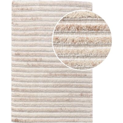 House Nordic Ivory Baumwolle-Wolle Teppich 60x90 - Fußmatte House Nordic Ivory Baumwolle-Wolle Teppich 60x90 - Fußmatte