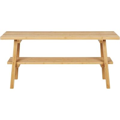 House Nordic Ember Sitzbank - Skandinavisches Design - Natürliches Bambus - 70x28x45cm House Nordic Ember Sitzbank - Skandinavisches Design - Natürliches Bambus - 70x28x45cm