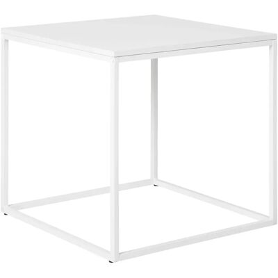House Nordic Vita Witte Bijzettafel - Vierkant 45x45 cm House Nordic Vita Witte Bijzettafel - Vierkant 45x45 cm