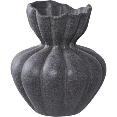 House Nordic Czarna ceramika wazon - Ø 17 x 19,5 cm - Nowoczesna dekoracja House Nordic Czarna ceramika wazon - Ø 17 x 19,5 cm - Nowoczesna dekoracja