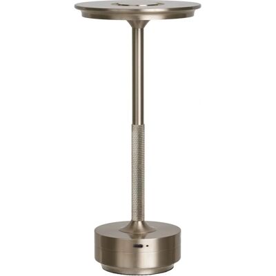 House Nordic - Ładowana aluminiowa lampa stołowa - Srebro - 28cm House Nordic - Ładowana aluminiowa lampa stołowa - Srebro - 28cm