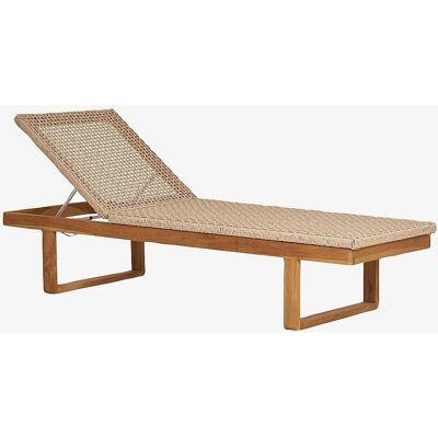 House Nordic Derby Sonnenliege - Braun - Sonnenbett & Relaxsessel House Nordic Derby Sonnenliege - Braun - Sonnenbett & Relaxsessel