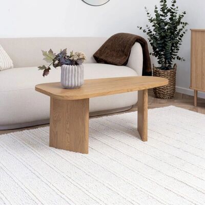 Table basse Melo Marron - House Nordic - Salon - Publicité Table basse Melo Marron - House Nordic - Salon - Publicité