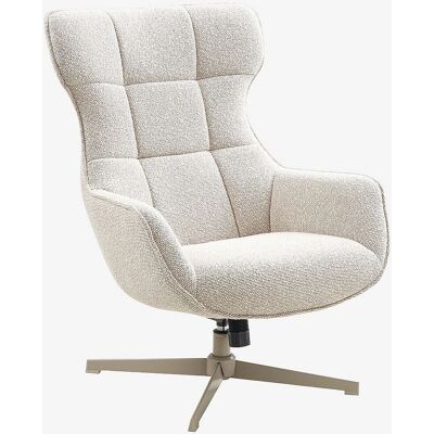 Fauteuil Turin de House Nordic - Pivotant, Blanc - Fauteuil de salon - Publicité Fauteuil Turin de House Nordic - Pivotant, Blanc - Fauteuil de salon - Publicité