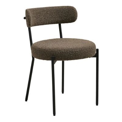 House Nordic - Model - Zestaw 2 krzeseł z tkaniny bouclé - Krzesło do jadalni House Nordic - Model - Zestaw 2 krzeseł z tkaniny bouclé - Krzesło do jadalni