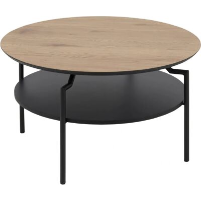 ACTONA GROUP Goldington Stolik kawowy - Okrągły, 80x45cm, Dąb dziki ACTONA GROUP Goldington Stolik kawowy - Okrągły, 80x45cm, Dąb dziki