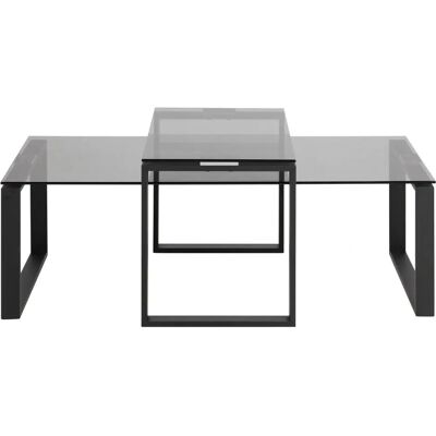 ACTONA GROUP Karolina Schwarzer rechteckiger Couchtisch - Couchtisch ACTONA GROUP Karolina Schwarzer rechteckiger Couchtisch - Couchtisch