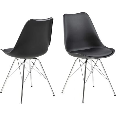 Sedia da pranzo nera NORDFORM Eris - Sedia Sedia da pranzo nera NORDFORM Eris - Sedia