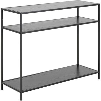 Tavolino TV Actona Seaford - Rettangolare - Nero - Design moderno Tavolino TV Actona Seaford - Rettangolare - Nero - Design moderno
