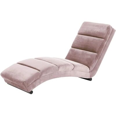 Signature Vic Różowa Pyłowa Chaiselongue - Meble do salonu Signature Vic Różowa Pyłowa Chaiselongue - Meble do salonu