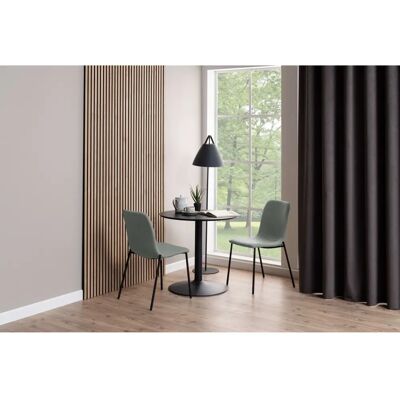 Actona Ibiza Round Black Dining Table - Dining Table Actona Ibiza Round Black Dining Table - Dining Table