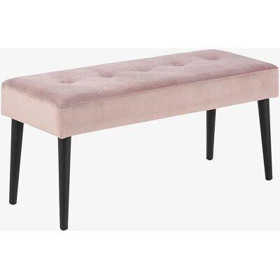 Panca in velluto Gisela - 95x45x38 cm - Rosa Panca in velluto Gisela - 95x45x38 cm - Rosa