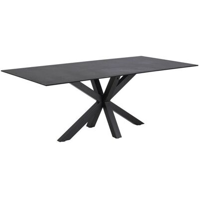 BRIXX LIVING Heaven Esstisch mit Glas/Keramik - Fairbanks Schwarz BRIXX LIVING Heaven Esstisch mit Glas/Keramik - Fairbanks Schwarz