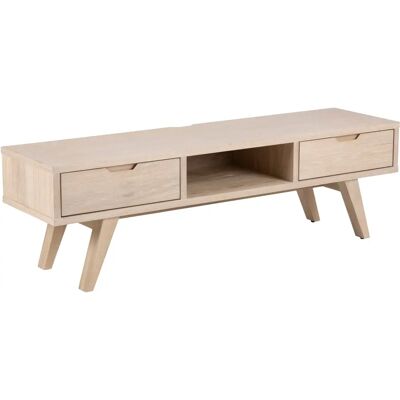 ACTONA GROUP A-Line Weiß Eiche TV-Schrank - TV-Möbel ACTONA GROUP A-Line Weiß Eiche TV-Schrank - TV-Möbel