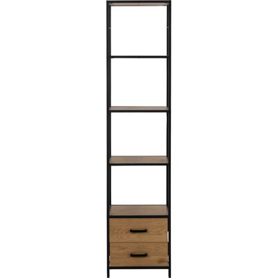 Actona Seaford Reol - Moderne, Sort, 4 Hylder Actona Seaford Reol - Moderne, Sort, 4 Hylder
