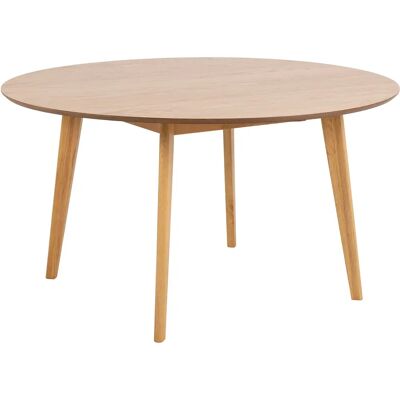 Nordform Roxy okrągły stół do jadalni - Drewno naturalne - 140cm Nordform Roxy okrągły stół do jadalni - Drewno naturalne - 140cm