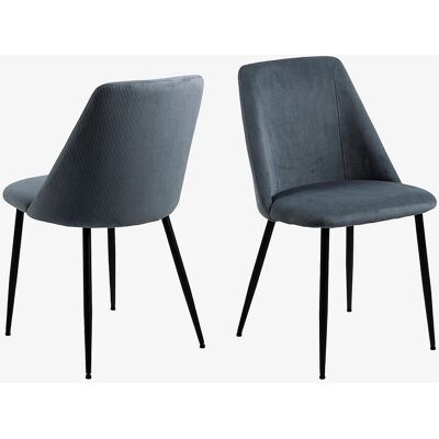 NORDFORM Ezra matsalsstolar - Set av 4 - Grå - Modern NORDFORM Ezra matsalsstolar - Set av 4 - Grå - Modern