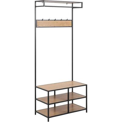 ACTONA GROUP Black Metal Coat Stand - Garderobenständer ACTONA GROUP Black Metal Coat Stand - Garderobenständer