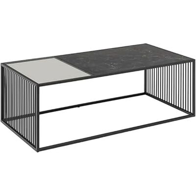 ACTONA GROUP Strington Sofatisch - Rechteckig, 120x60x40 cm, Schwarz ACTONA GROUP Strington Sofatisch - Rechteckig, 120x60x40 cm, Schwarz